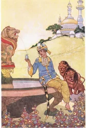 Prins Ahmed fyller sin flaska, 1930-talet